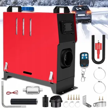 Topidlo NAFTOVÉ TOPENÍ 8KW 12V S LCD DISPLEJEM + DÁLKOVÉ OVLÁDÁNÍ