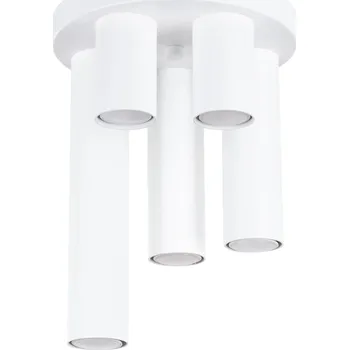 Stropní Svítidlo LAGOS 5P bílý moderní stropní svítidlo svítí dolů pro osvětlení interiéru