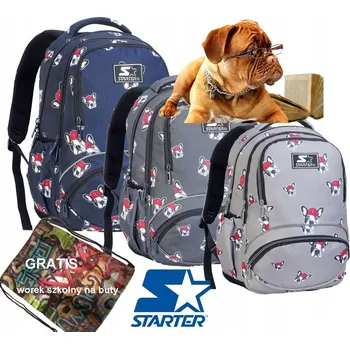 Školní batoh Školní batoh vícekomorový Starter červený