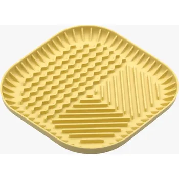 Miska pro psa Jedna plastová miska Fiboo žlutá 0,2 l