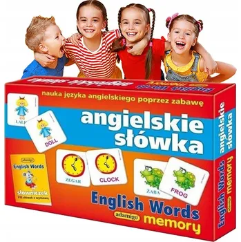 Desková hra Paměťová hra pro DĚTI Kartičky Anglická slovíčka