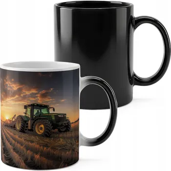 MAGICKÝ HRNEK 330ML S POTISKEM - TRAKTOR ZEMĚDĚLSKÝ STROJ POLE FARMA ZEMĚDĚLEC