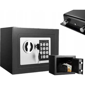 Trezor Domácí Trezor Kasička s elektronickým zámkem Kód Klíč Trezorová Skříň