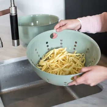 Cedník a síto Cedník Palsby L Organic zelený 5 l Koziol