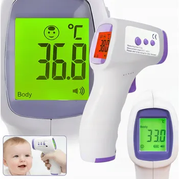 Teploměr osobní Bezkontaktní teploměr RETOO UX-A-01 LCD s alarmem horečky