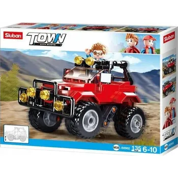 ostatní stavebnice STAVEBNICE SLUBAN TOWN 135 DÍLŮ TERÉNNÍ AUTO SAMOCHÓD