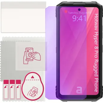Pouzdro na mobilní telefon Sklo s ochranou proti modrému světlu 9H na displej pro Hotwav Hyper 8 Pro Rugged Phone