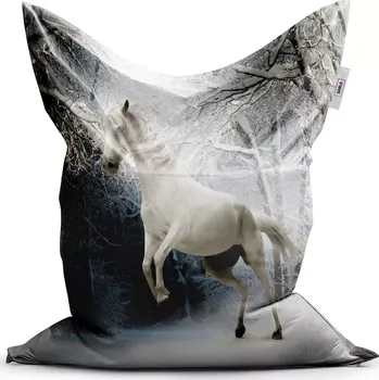 Sedací pytel Sablio Sedací vak Classic Bílý kůň - 200x140 cm