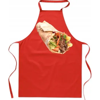 Kuchyňská zástěra Kuchyňská Zástěra Kebab Míchaný – Působivý Módní Potisk