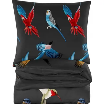 Povlečení Sada povlečení 160x200 pták, souprava do ložnice na postel