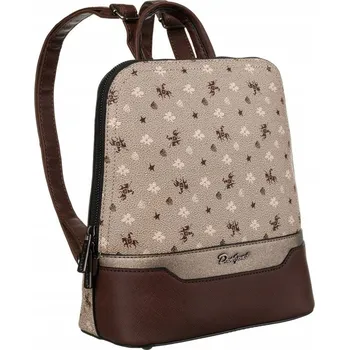 Městský batoh Elegantní dámský batoh z ekologické kůže Barva: Béžová