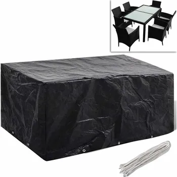 Krycí plachta zahrada-XL Plachta na zahradní nábytek s 8 očky 240 x 140 x 90 cm 41641