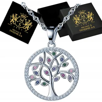 Náhrdelník Stříbrný náhrdelník Strom Života k narozeninám, výročí