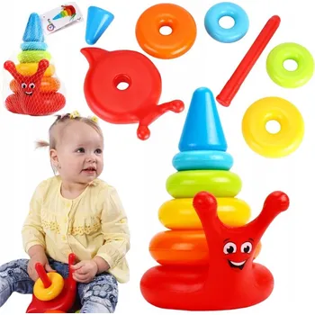 Dětské Hračky ROZVÍJEJÍCÍ Senzorická Pyramida NEKONEČNÁ Zábava