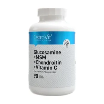 Kloubní výživa Ostrovit - Glucosamine + MSM + chondroitin + vitamin C 90 tablet