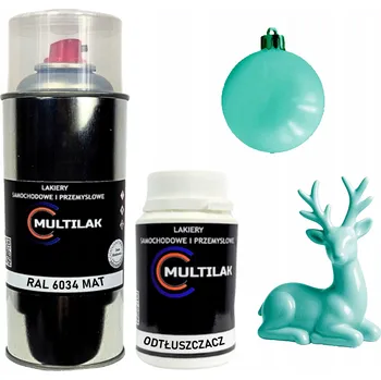Barva ve spreji Matný lak ve spreji na figurky, skleněné a keramické ozdoby RAL 6034
