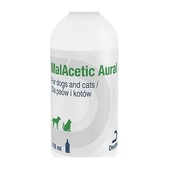 Kosmetika pro psa Kapky Dechra Malacetic Aural pro péči o uši 118 ml