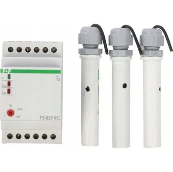 Elektronická součástka Hladinové relé s sondou PZ-829 RC na DIN lištu NO/NC 230V F&F