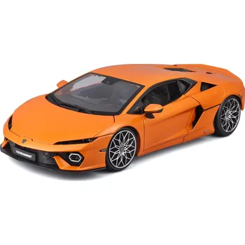 autíčko kovový model auta 1:18 bburago lamborghini temerario oranžový