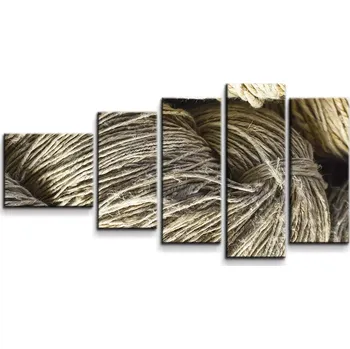 Obraz Sablio Obraz - 5-dílný Provázky - 100x60 cm