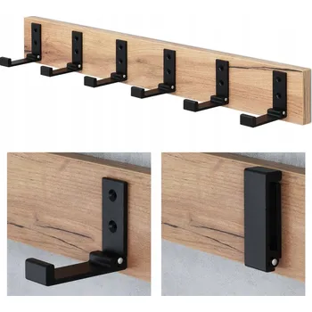 Věšák Šatní ramínko Furniteco , zlatý dub