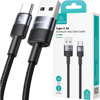 Datový kabel Kabel Usams USB - USB typ C 1,2 m vícebarevný