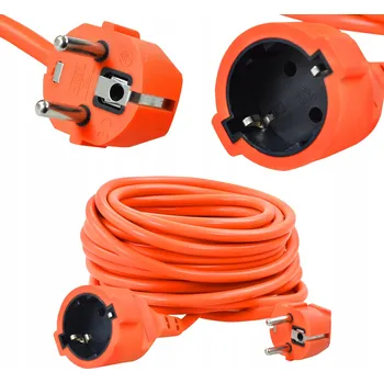 Napájecí kabel Rexxer Prodlužovací Kabel pro zahradu 10 m, 1 ks oranžová