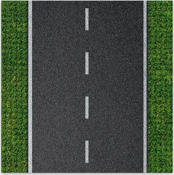 RC náhradní díl BRIXIES Plus 225.005 Designová podložka na stavění - rovná silnice 25,5 x 25,5 cm - expresní doprava