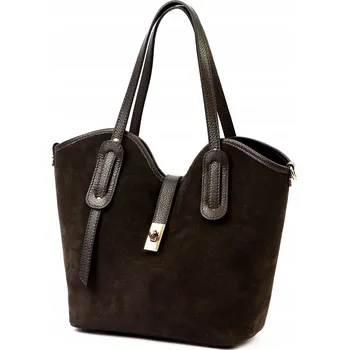 Kabelka LUKA kabelka z pravé kůže hnědá