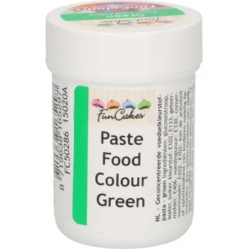 Gelová barva zelená 30g - FunCakes | Cukrářské potřeby