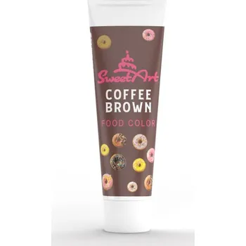 SweetArt gelová barva tuba Coffee Brown (30 g) ♡
