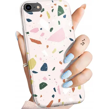 Pouzdro na mobilní telefon Zadní Kryt Hello Case pro Apple IPHONE 7/8/SE 2020 béžový