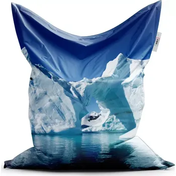 Sedací pytel Sablio Sedací vak Classic Ledovce - 150x100 cm