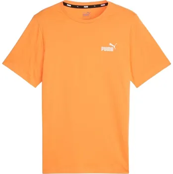 Pánské tričko TRIČKO PÁNSKÉ PUMA ESS SMALL LOGO TEE ORANŽOVÉ 586669 58 vel. S
