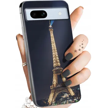 Pouzdro na mobilní telefon Zadní Kryt Hello Case pro Google Pixel 7a černý