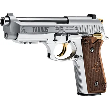 Airsoftová zbraň Taurus Pistole sam. Taurus, Mod: PT-92 Limited, Ráže: 9mm Luger, zdobená, nerez