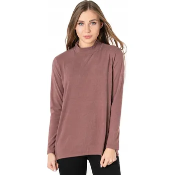 Dámský svetr Benter golf dámský béžový dlouhý rukáv Elegantní klasický dámský rolák bavlna velikost 3XL