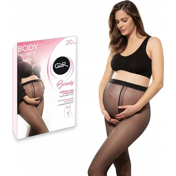 Dámské punčochy Vzorované Punčocháče Gatta 20 DEN černé Nero, velikost 2