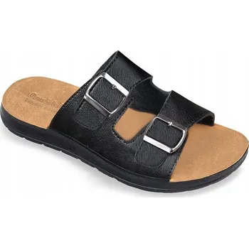 Pánské pantofle Pánské pantofle MJT Ortopedické nazouváky černé vel.41