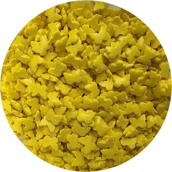 Přisada na vaření a pečení Cukrové zdobení žlutí motýli 80g - I LOVE CAKES | Skvělé pro Váš domácí dort