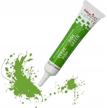 Gelová barva sytá zelená 20g