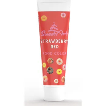 SweetArt gelová barva tuba Strawberry Red (30 g) ♡