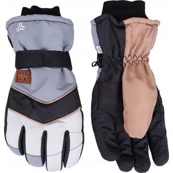 Rukavice Pánské lyžařské rukavice zimní pětiprsté PEAK XL-XXL YOCLUB