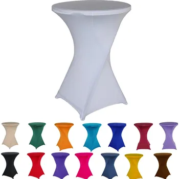 ubrus Elastický ubrus na koktejlový stolek v mnoha barvách Barva: Červená, Velikost: 80 cm