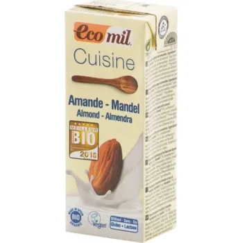 Ecomil Bio Mandlová alternativa smetany 8,5% 200 ml