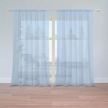 Záclona Sablio Záclony Modrá sky blue: 2ks 150x250cm