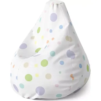 Sedací pytel Sablio Sedací vak Pear Barevné puntíky - 70 x 95 x 15 cm