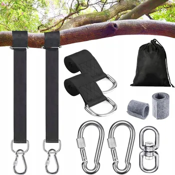 Příslušenství k zahradnímu nábytku Popruhy pro zavěšení houpací sítě na strom, 2 ks v sadě