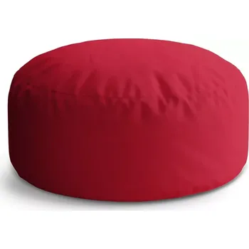 Taburet Sablio Taburet Circle Červená cherry: 38x48 cm