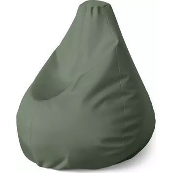 Sedací pytel Sablio Sedací vak Pear Vojenská zelená 2 - 70 x 95 x 15 cm